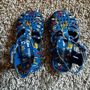 Mini Melissa Bright Blue Kids' Footwear